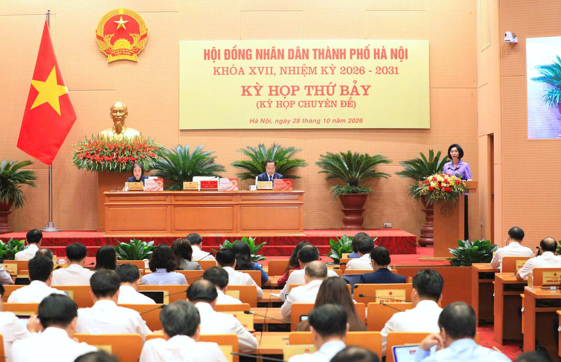 Khai mạc Kỳ họp thứ bảy, HĐND TP Hà Nội: Xem xét, quyết định nhiều nội dung quan trọng